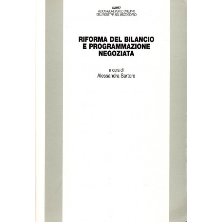 Riforma del bilancio e programmazione negoziata