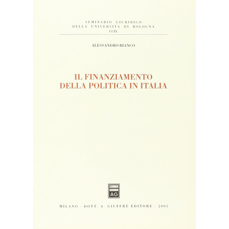 Il finanziamento della politica in Italia