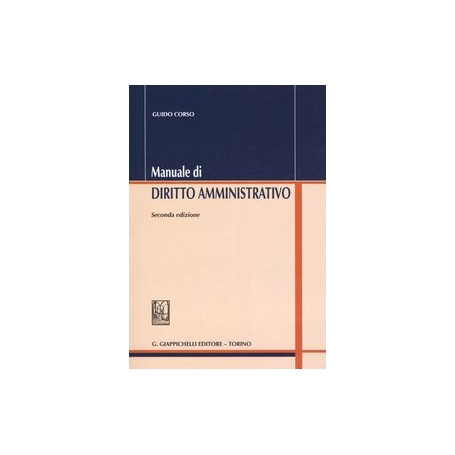 Manuale di diritto amministrativo