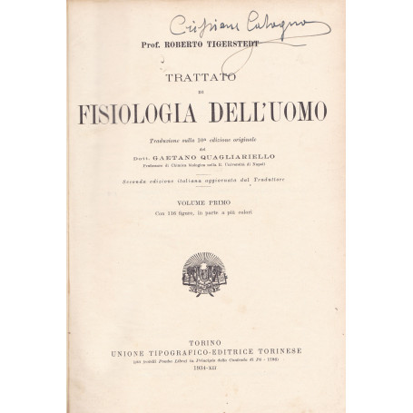 Trattato di fisiologia dell'uomo