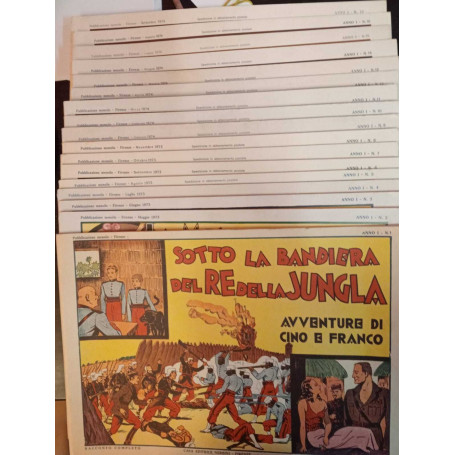 Collana Albi dell'avventura illustrata. Serie completa Cino e Franco 1/17.