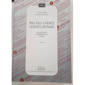 Piccolo codice costituzionale. Legislazione giurisprudenza prassi