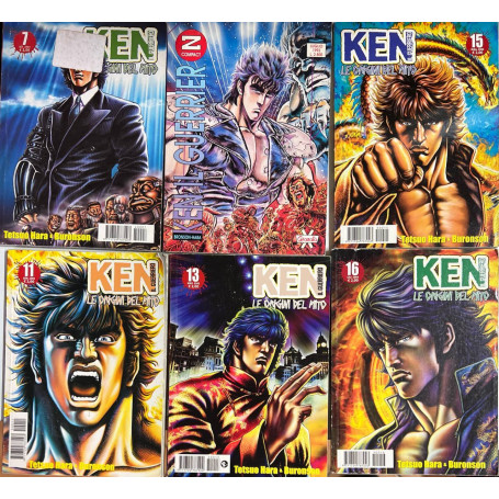 Lotto 6 manga vari Ken il guerriero.