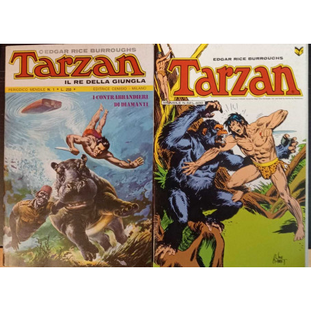Tarzan il re della giungla. Serie dal n. 1 al n. 52.