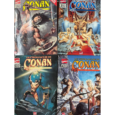 Lotto 4 numeri "Le cronache di Conan".