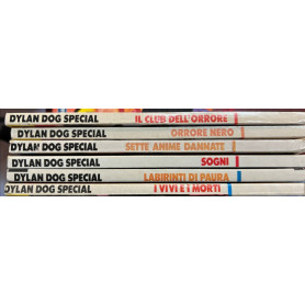 Lotto 6 numeri "Dylan Dog Speciale" (n° 1-3-6-7-8-9).