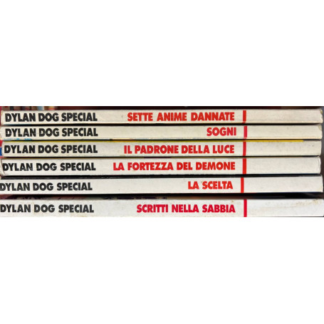 Lotto 6 numeri "Dylan Dog Speciale" (N° 6-7-14-17-18-28).
