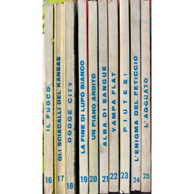 Lotto 10 fumetti Tex (da n° 16 a 25).