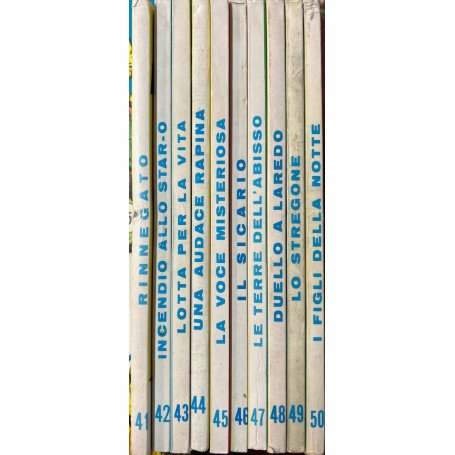 Lotto 10 fumetti Tex (da n° 41 a 50).