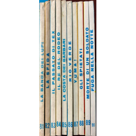Lotto 10 fumetti Tex (da n° 81 a 90).