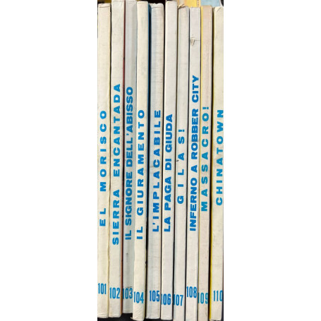 Lotto 10 fumetti Tex (da n° 101 a 110).