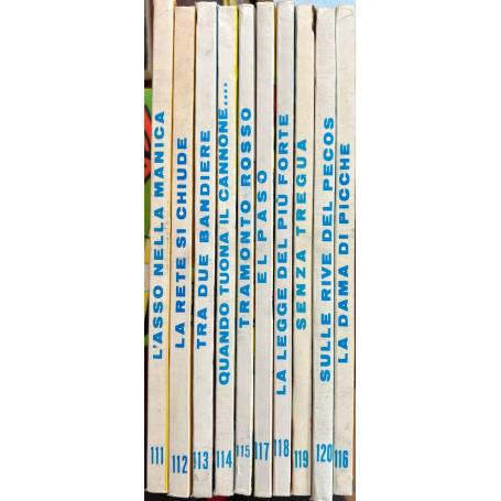 Lotto 10 fumetti Tex (da n° 111 a 120).