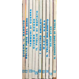 Lotto 10 fumetti Tex (da n° 121 a 130).