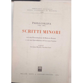 Scritti minori