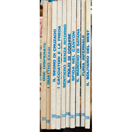 Lotto 10 fumetti Tex (da n° 241 a 250).