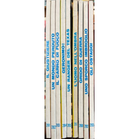 Lotto 9 fumetti Tex (da n° 281 a 285 287-288 292-293).