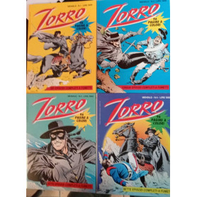 Zorro. Albi dal n. 1 al n. 4.