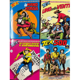 Lotto Tex Nuva Ristampa (n° 1-2-3) e Tex 500.