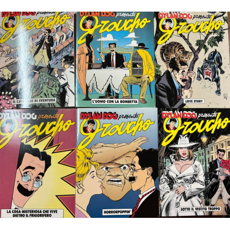 Lotto 6 volumi Dylan Dog presenta Groucho.