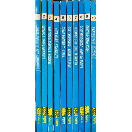 Lotto 10 fumetti Tutto Mark (da n° 1 a 10).