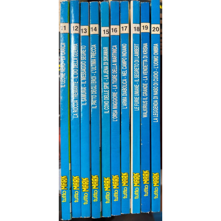 Lotto 10 fumetti Tutto Mark (da n°11 a 20).