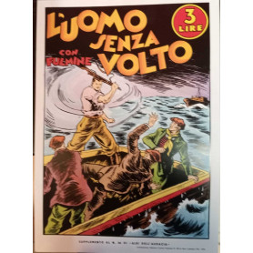 L'uomo senza volto con fulmine.