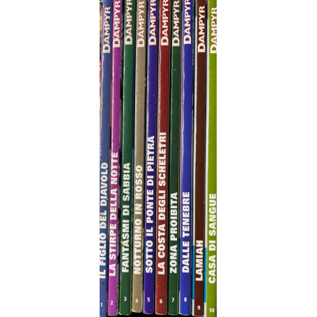 Lotto 10 fumetti Dampyr (da n° 1 a 10).