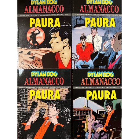 Lotto "Almanacco della paura" (anni 1998-1999-2000-2001).