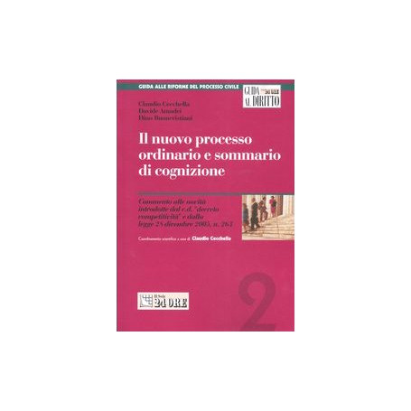 Il nuovo processo ordinario e sommario di cognizione
