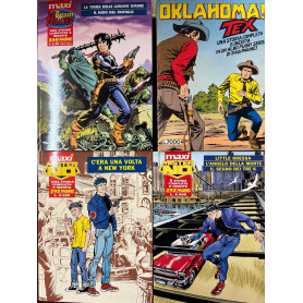 Lotto 4 fumetti (Maxi Gregory Hunter - Tex - Oklahoma! - 2 Maxi mister No).