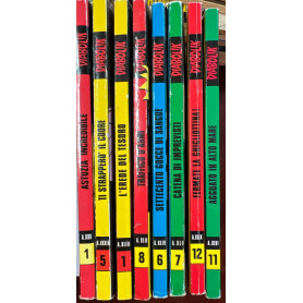 Lotto 8 numeri Diabolik vari annI XXX XXIX XLIII XLIV XLIX XLVI.