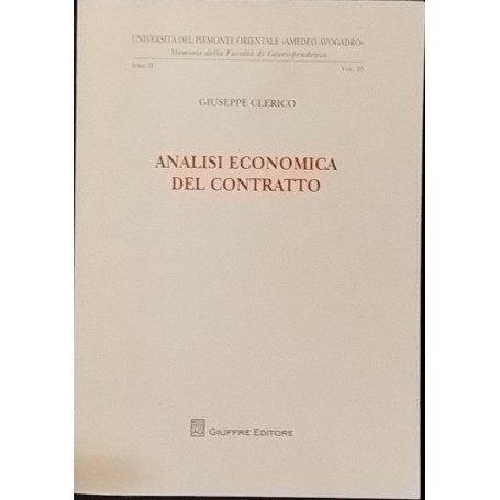 Analisi economica del contratto
