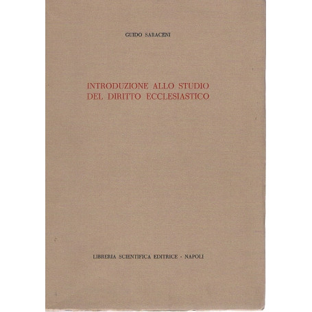 Introduzione allo studio del diritto ecclesiastico