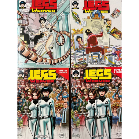 Lotto 4 fumetti Legs Weaver (n° 1 e 50 +2 copie del n° 100).
