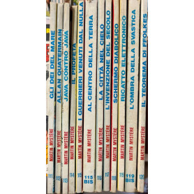 Lotto 12 fumetti Martin Mystere (da n° 111 a 120 con 115 e 119 Bis).