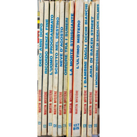 Lotto 11 fumetti Martin Mystere (da n° 121 a 130 con 127 bis).