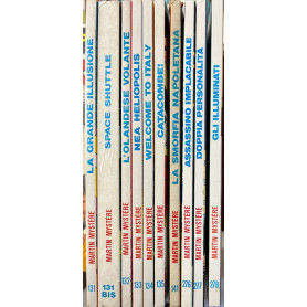 Lotto 10 fumetti Martin Mystere (da n° 131 a 135 131bis"