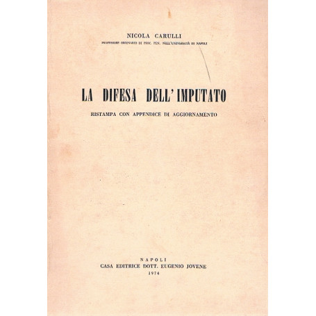La difesa dell'imputato