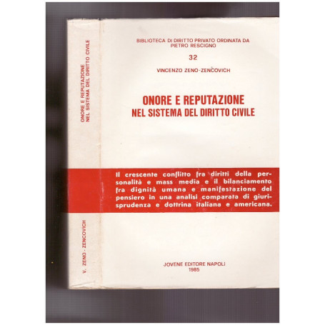 Onore e reputazione nel sistema del diritto civile