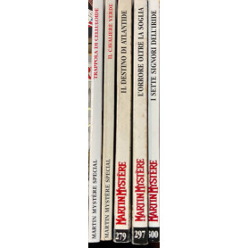 Lotto 3 fumetti Martyn Mystere (n° 279-197-300) e 2 Martin Mystere Special (n° 11 e 26).