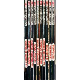 Lotto 10 fumetti Nathan Never (da n° 161 a 170).