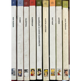 Lotto 9 fumetti "Classici del fumetto di Repubblica" (da n° 11 a 20 mancante n° 17).