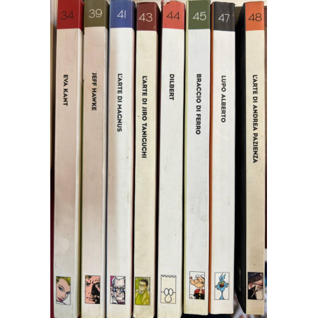 Lotto 8 fumetti "Classici del fumetto di Repubblica" (n° 34-39-41-43-44-45-47-48).