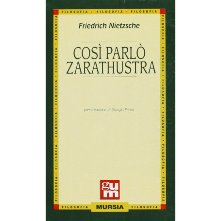 Cosi Parlo Zarathustra.