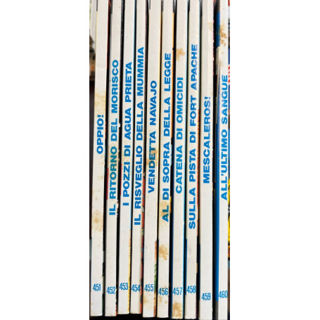 Lotto fumetto 10 fumetti Tex (da n° 451 a 460).