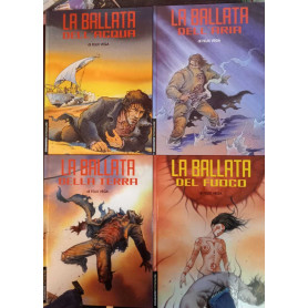 La ballata dell'acqua dell'aria della terra e del fuoco. 4 Volumi.