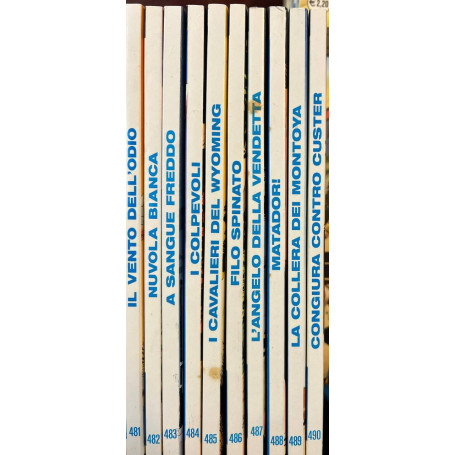 Lotto 10 fumetti Tex (da n°481 a 490).