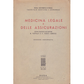 Medicina legale e delle assicurazioni