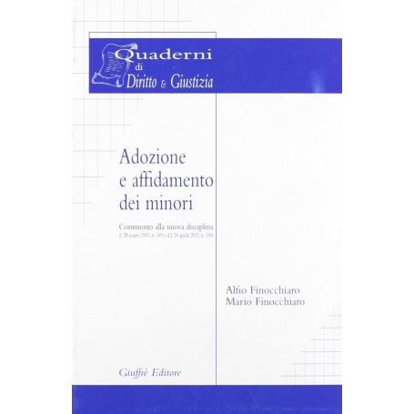 Adozione e affidamento dei minori.