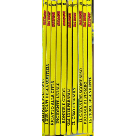Lotto 10 fumetti Nick Raider (da n° 141 a 150).